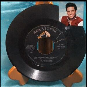 Elvis: Are you lonesome tonight? -cracked